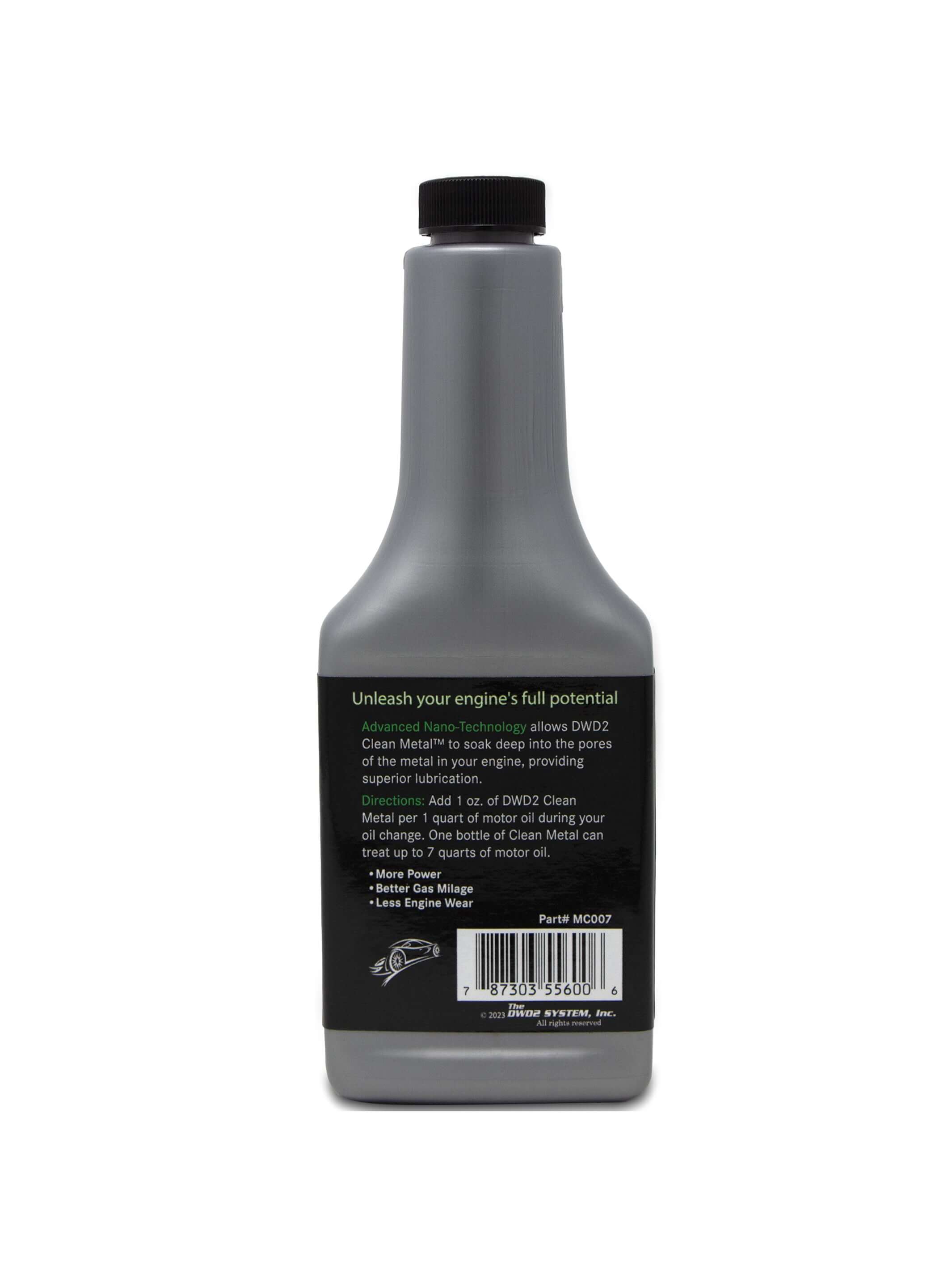 Engine Oil Additive & Friction Reducer – 7 oz | DWD2 Clean Metal™ Conditioner