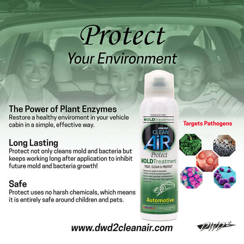 DWD2 Protect™ Automotive Mold-Odor Enzyme Treatment