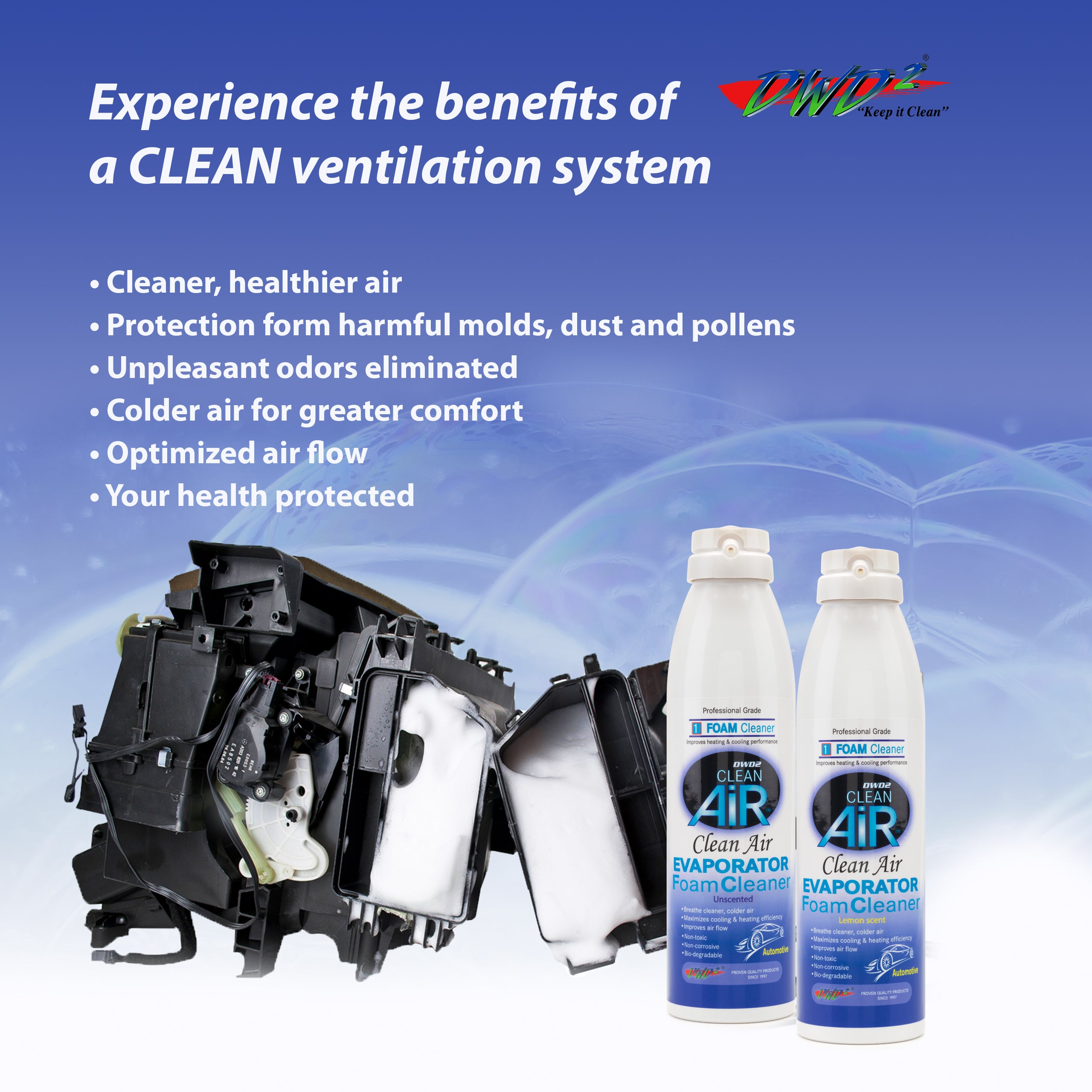 Automotive A/C Ventilation Deep-Cleaning Service