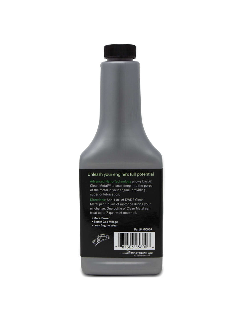 DWD2 Clean Metal™ Conditioner - Engine Oil Additive, Friction Reducer 7 oz. | Motor Oil Additive | Nano-Technology | Reduce Heat and Friction | Enhance Engine Performance | Increase Fuel Economy