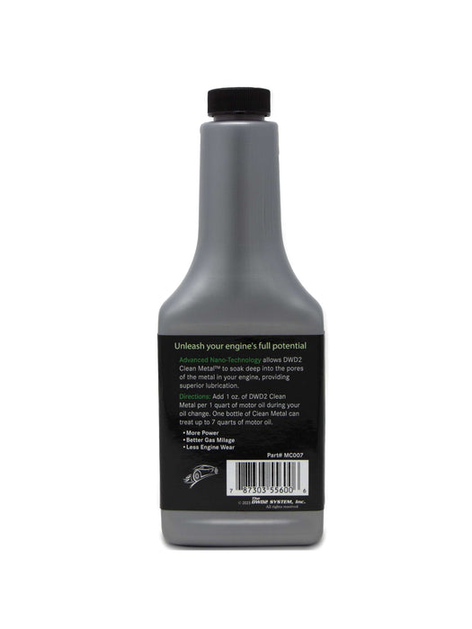 DWD2 Clean Metal™ Conditioner - Engine Oil Additive, Friction Reducer 7 oz. | Motor Oil Additive | Nano-Technology | Reduce Heat and Friction | Enhance Engine Performance | Increase Fuel Economy