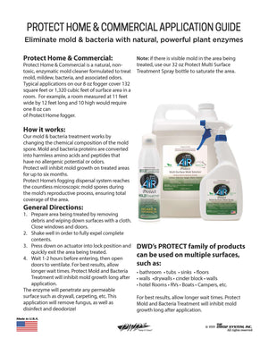DWD2 Protect™ Home & Commercial Mold-Odor Treatment Plant-Based Malodor Remover Fogger