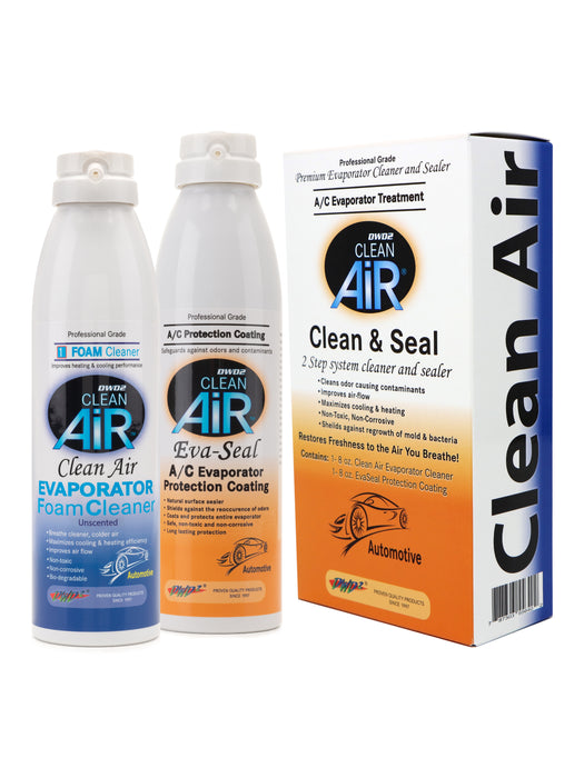 Clean & Seal™ kit -  Keeps freshness in, Keeps odors out!